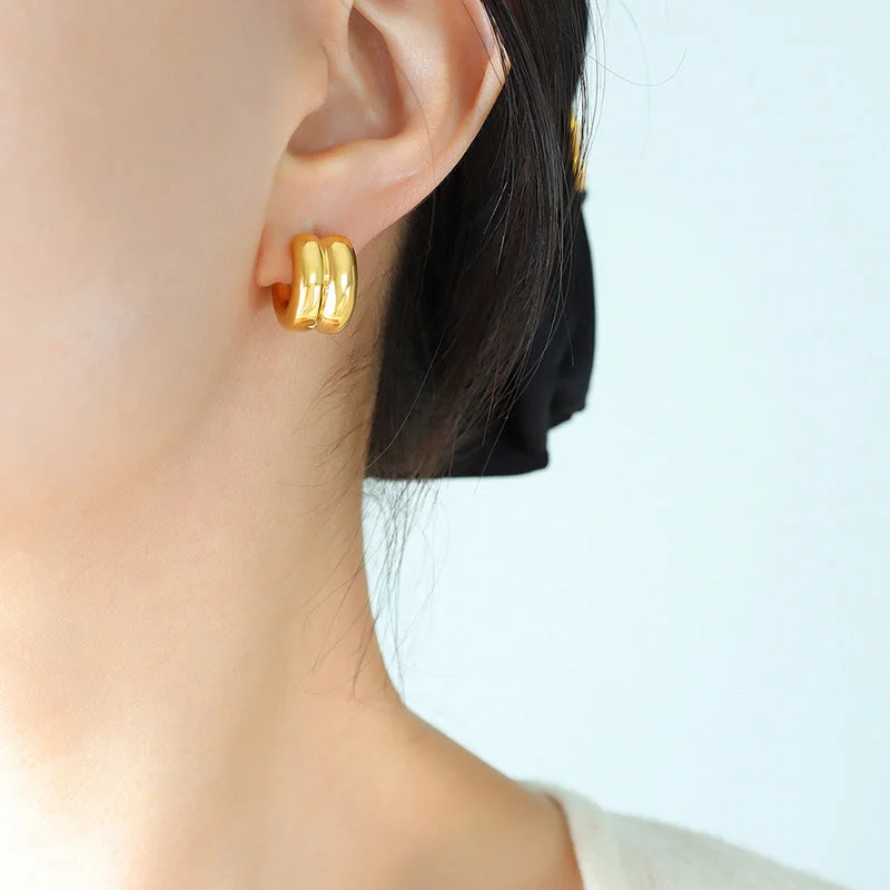 F018-Gold Earrings