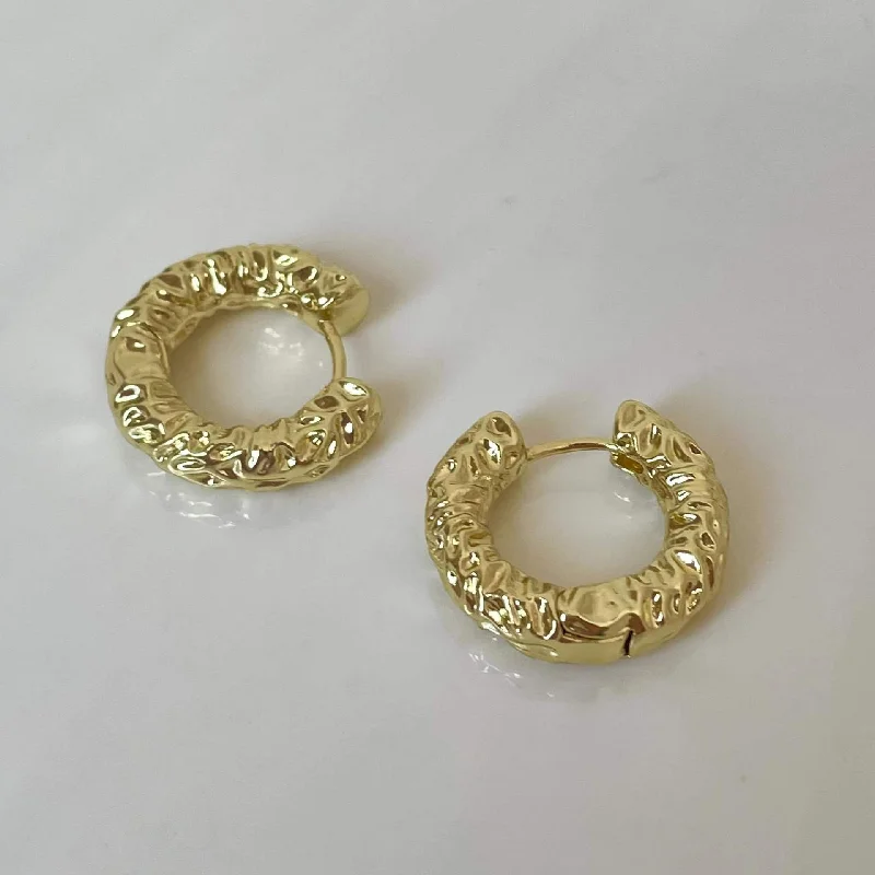 Unique designer earrings -Fashion U Shape Plating Alloy No Inlaid Earrings