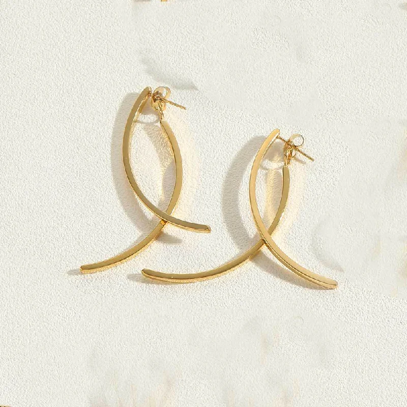 ES2413-4 Cross Earrings