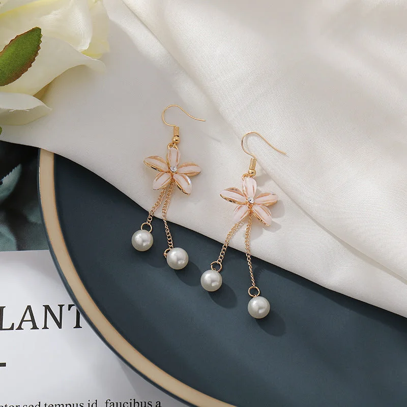 Pearl Flower Earrings #26