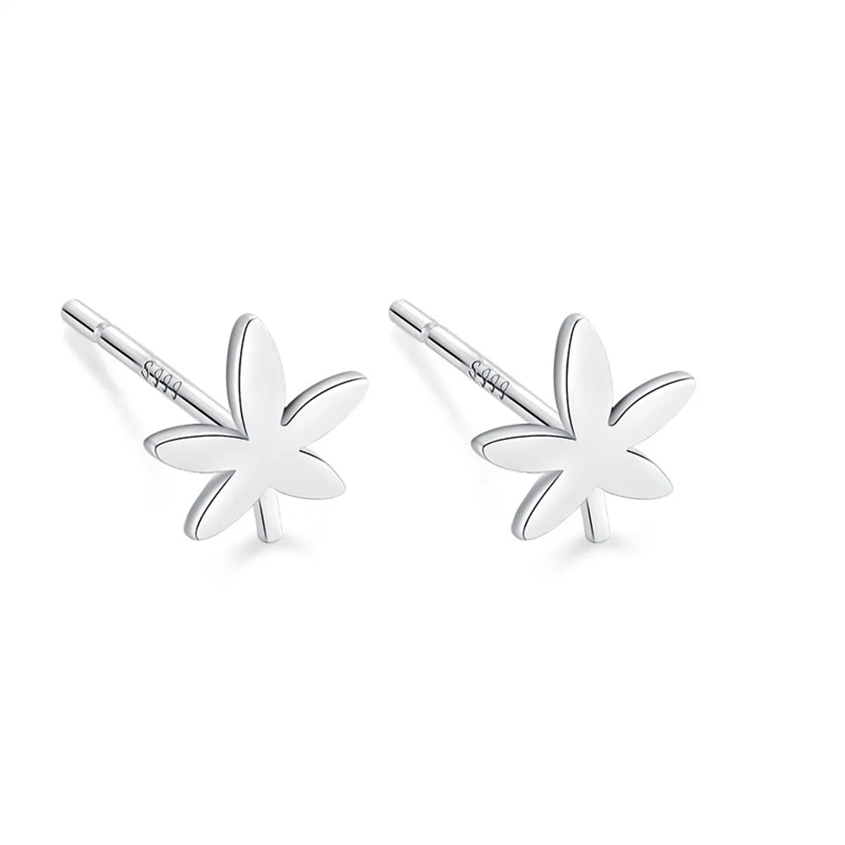 Maple Leaf Stud Earrings