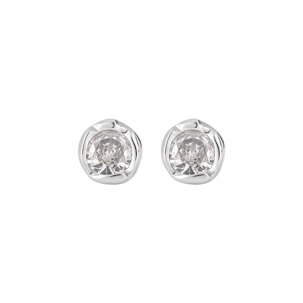 Ef1142/Large 8mm [with Sterling Silver Earplug]]