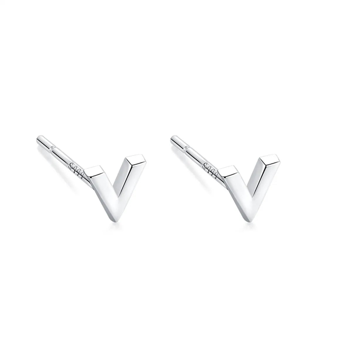 V-Shaped Female Ear Studs