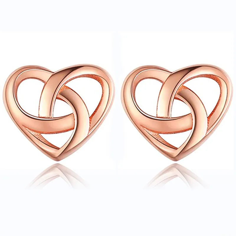 Rose Gold (with Silver Earnuts)