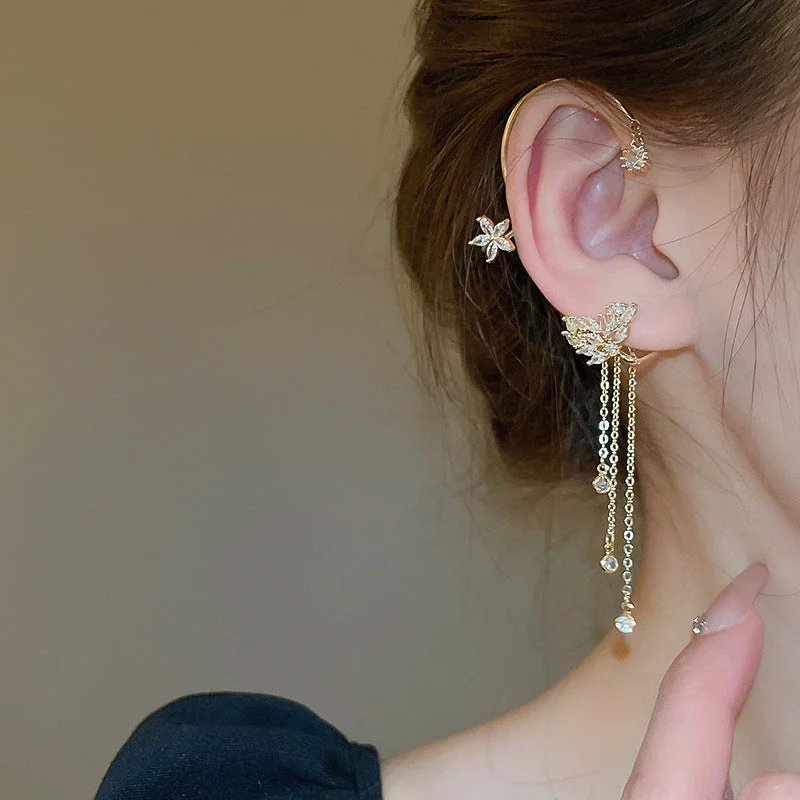 # Ear Hanging-Gold-Right Ear