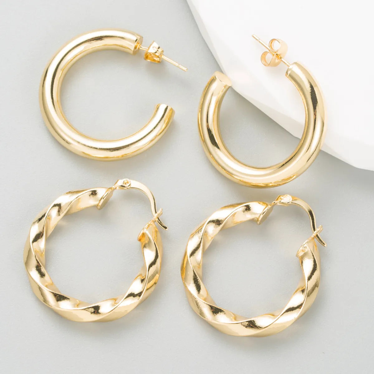 Soul calm earrings -Fashion Geometric Alloy Plating Earrings