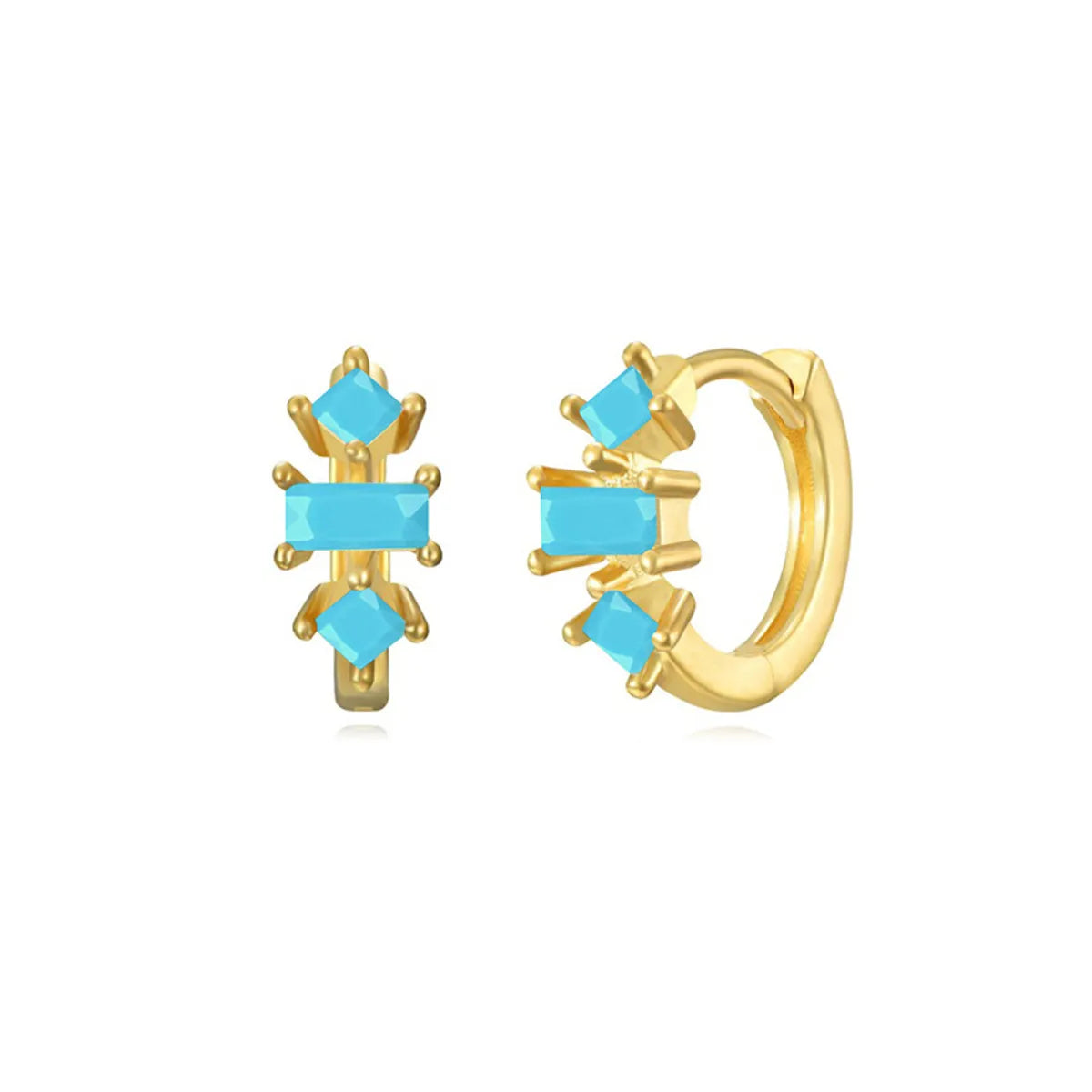 Turquoise (Yellow Gold)