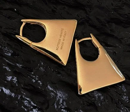 Trapezoidal Earrings (Copper Plating Yellow Gold)