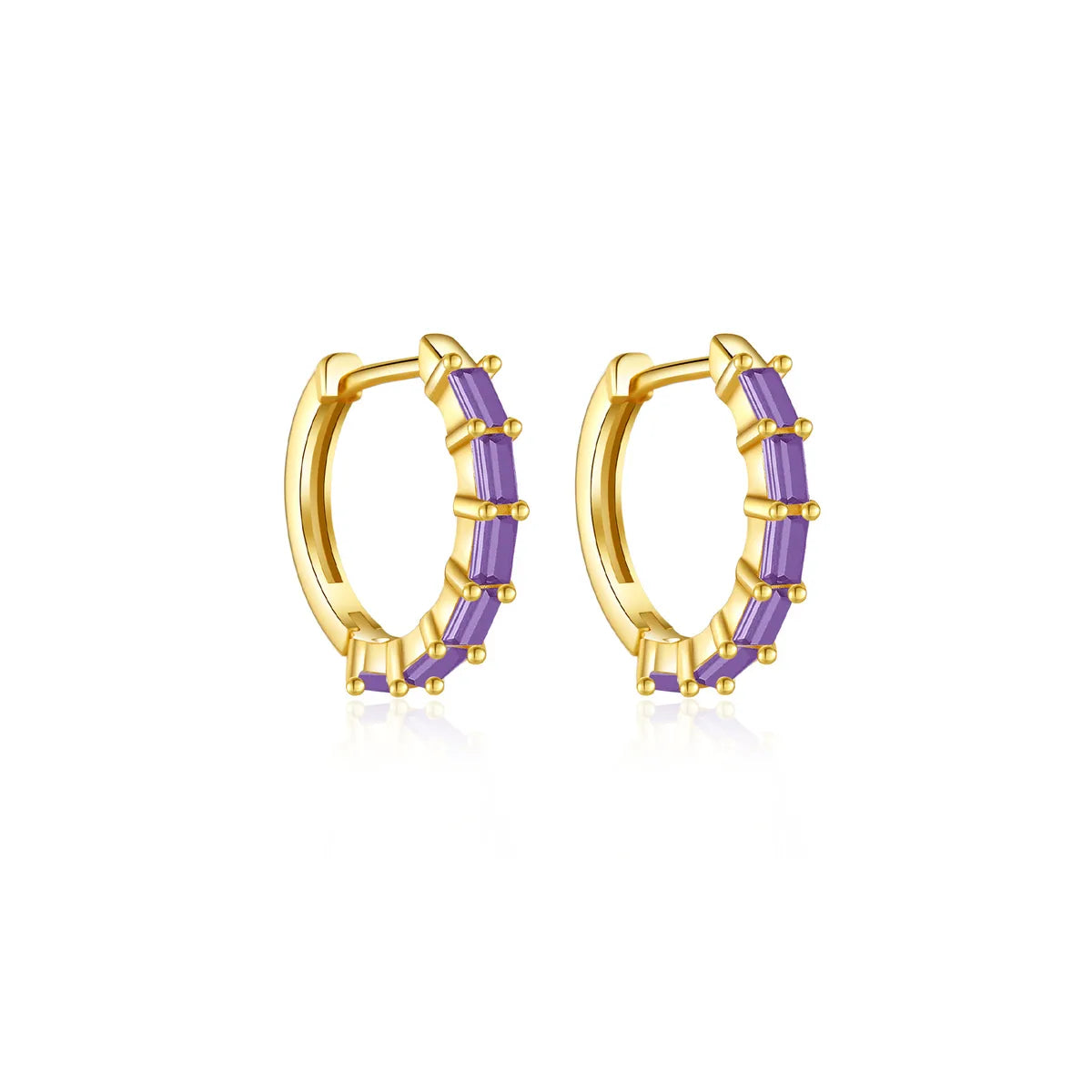 18K Gold (Purple Stone)