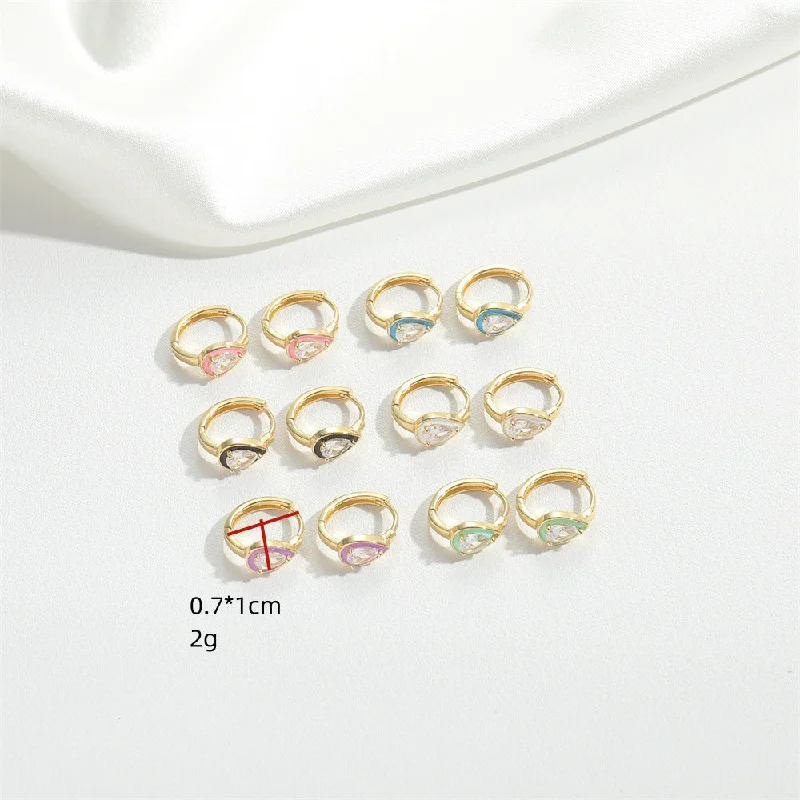 Hex shine earrings -Cross-border hot-selling literary and artistic retro Hong Kong high-end temperament studs, niche cold style, fashion trend earrings and accessories