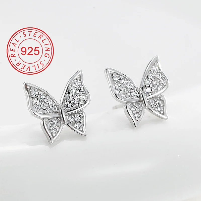 Silver Butterfly Diamond