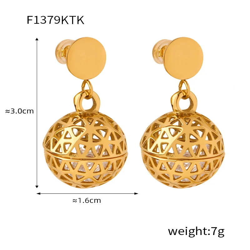 F1379-Gold Earrings