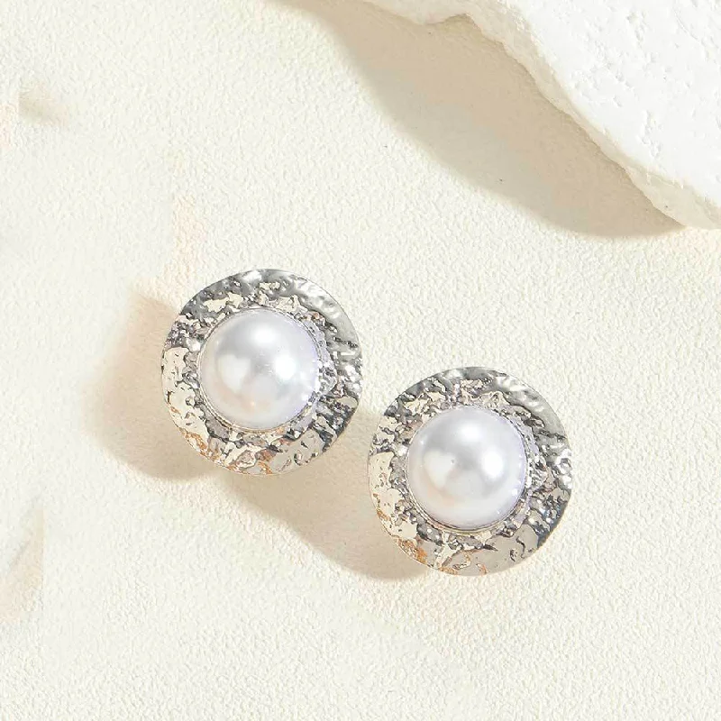 ES2444 True White Gold Single Pearl