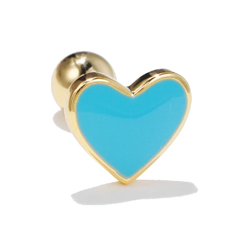 Egd0230 Peach Heart Blue